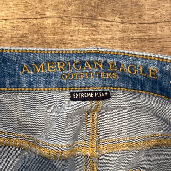 AMERICAN EAGLE Extreme Flex 4 Distressed Slim Jeans 29x30 - Picture 6 of 10